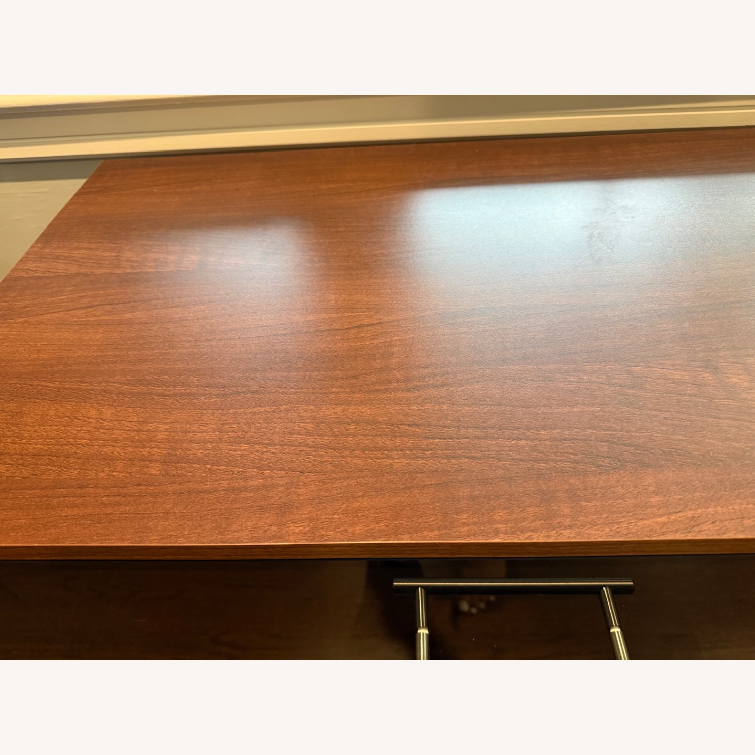 Contempo Space Dark Brown Desk - image-2