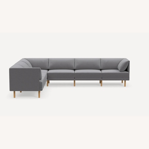 Used Burrow Field Light Gray Modern Couch for sale on AptDeco