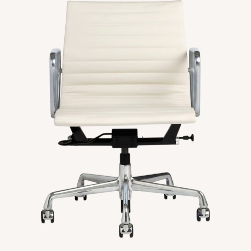 Used Eames Leather Management Office Chair for sale on AptDeco