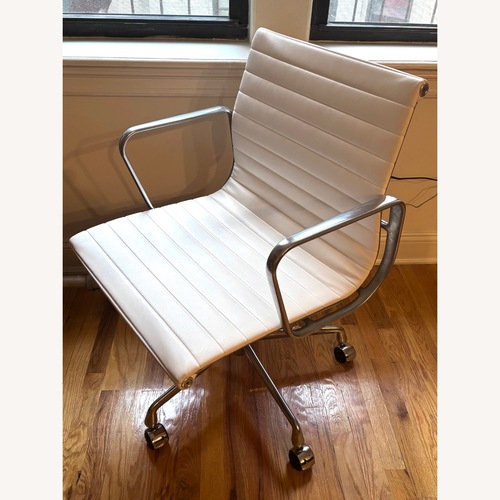 Used Eames Leather Management Office Chair for sale on AptDeco