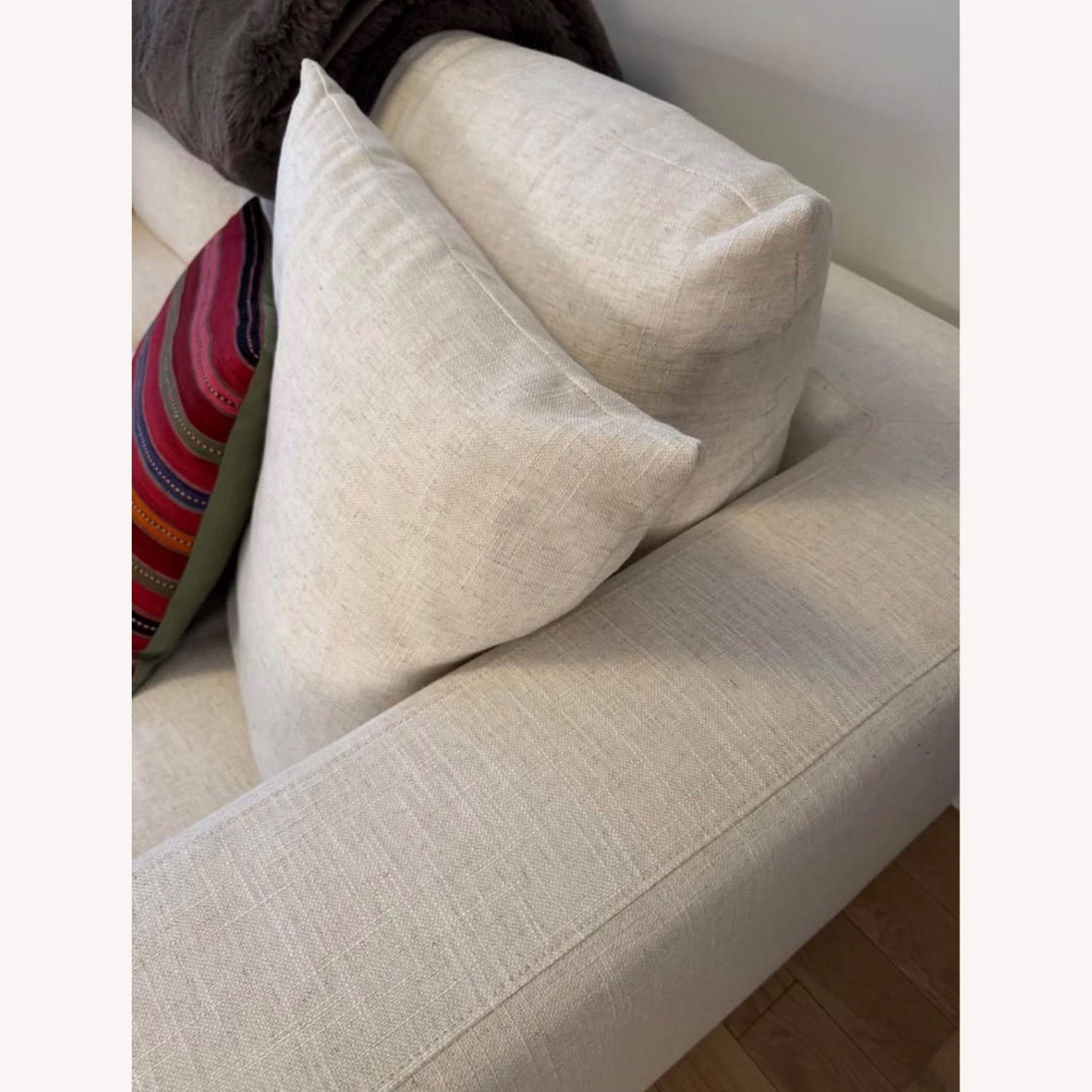 Castlery White Linen 3+ Piece Sectional - image-3