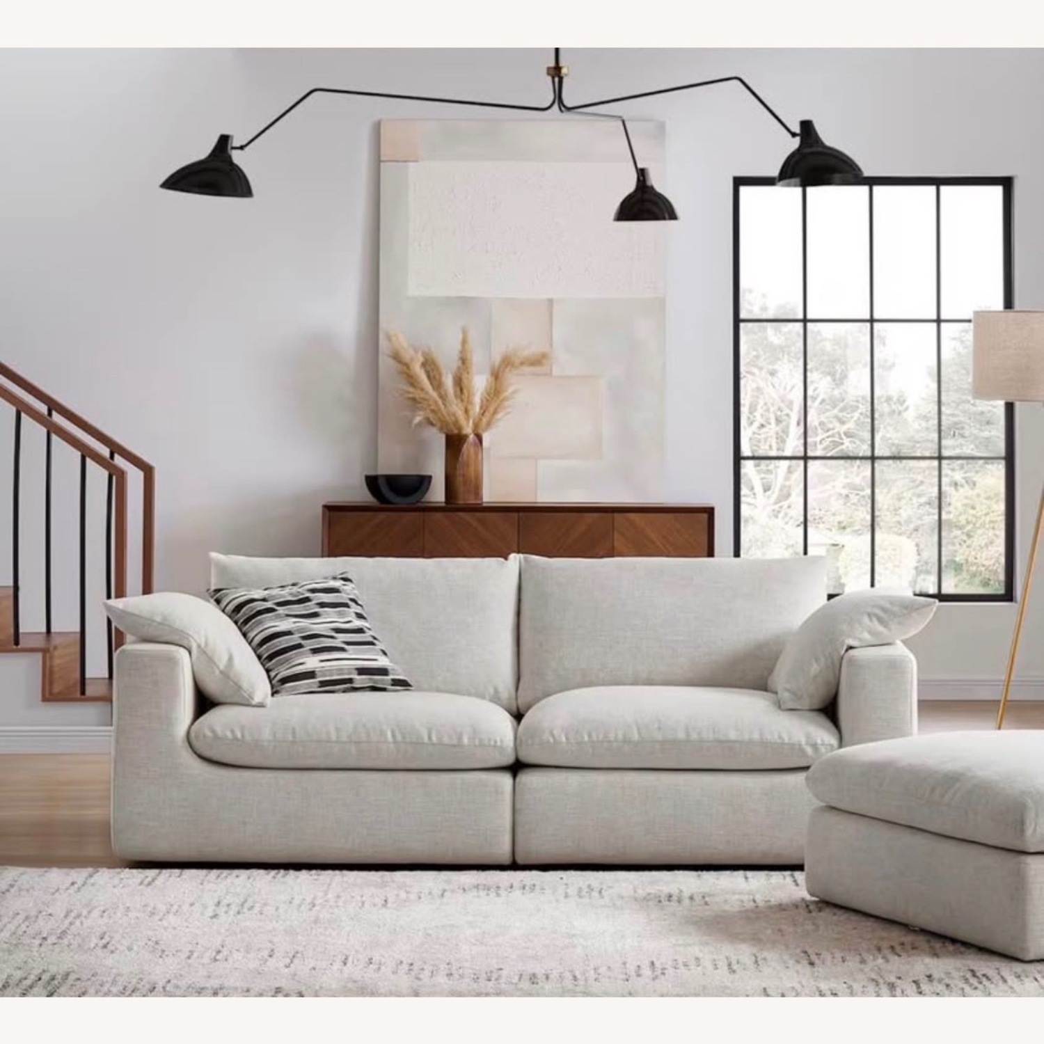 Castlery White Linen 3+ Piece Sectional - image-4