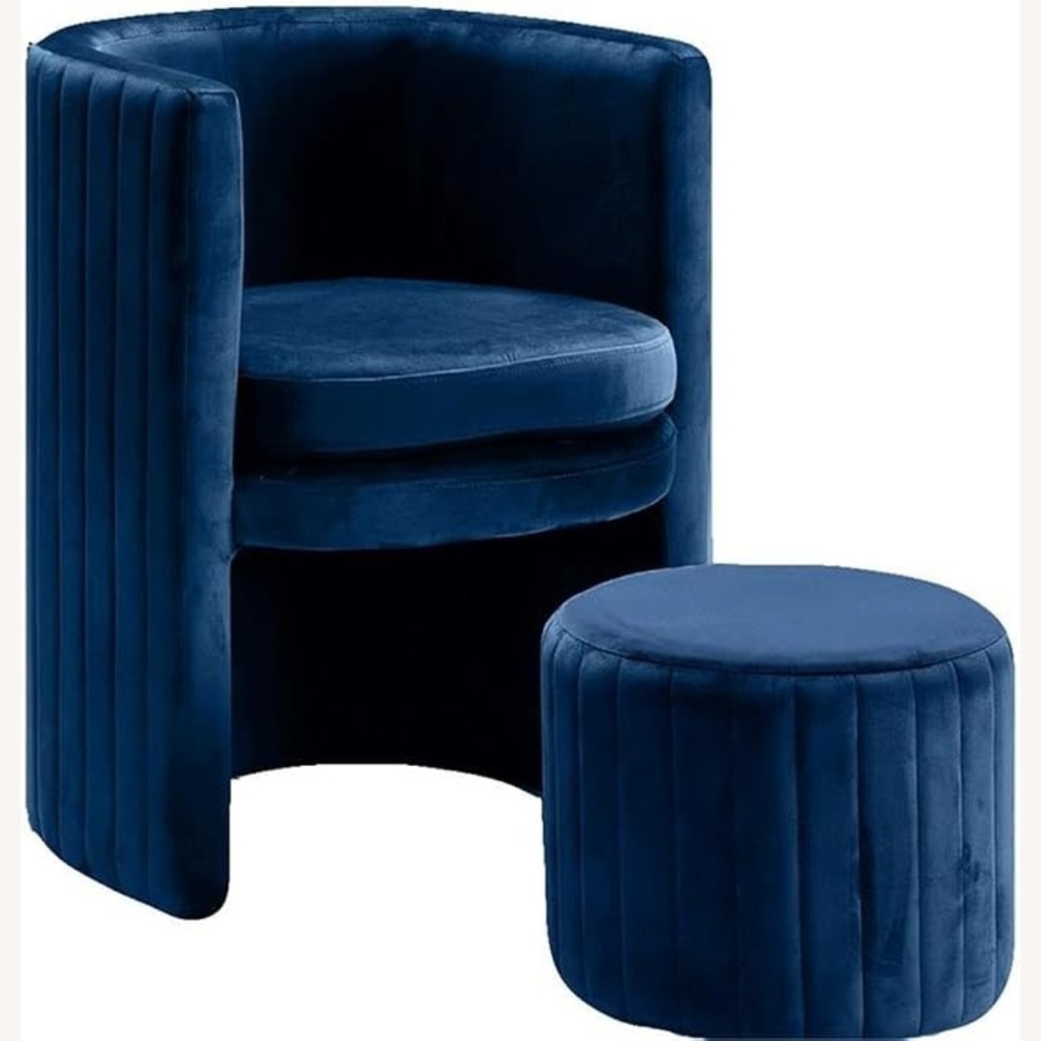 Ross Furniture Blue Accent Chairs - image-4