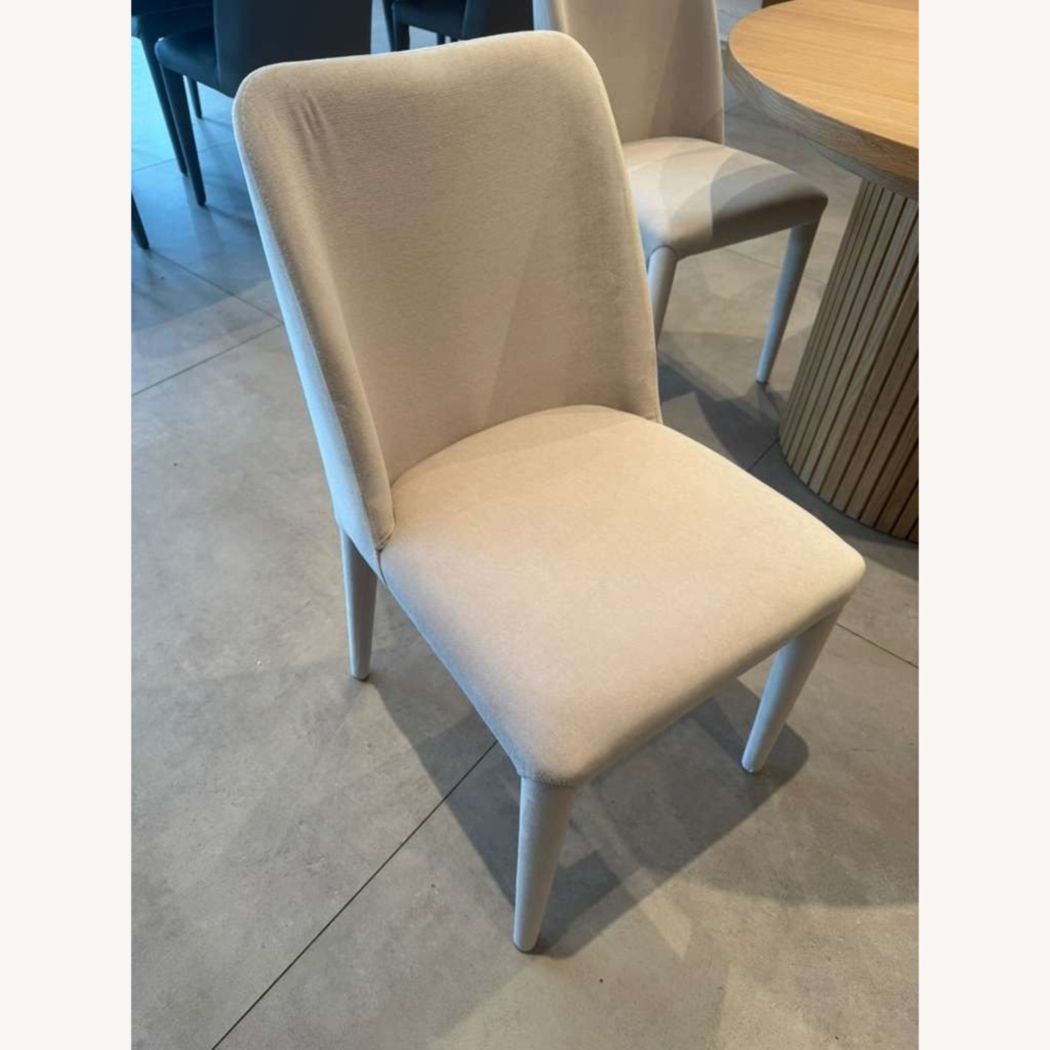 Lazzoni Aria White Fabric Dining Chairs - image-3