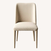 Lazzoni Aria White Fabric Dining Chairs