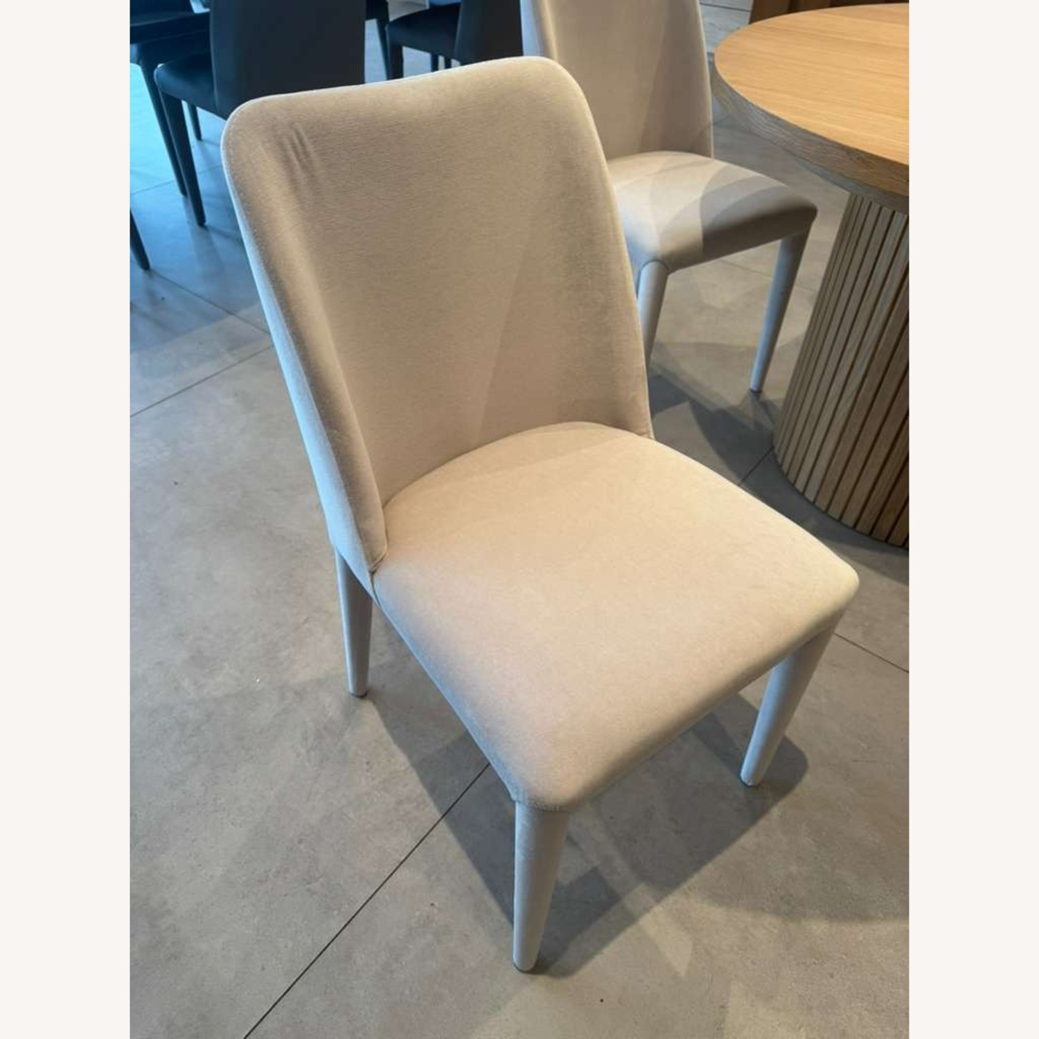 Lazzoni Aria White Fabric Dining Chairs - image-4