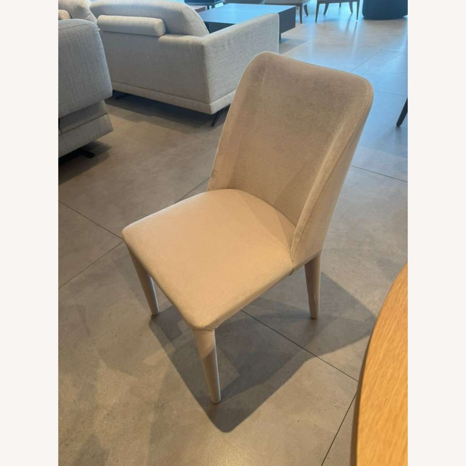 Lazzoni Aria White Fabric Dining Chairs - image-2