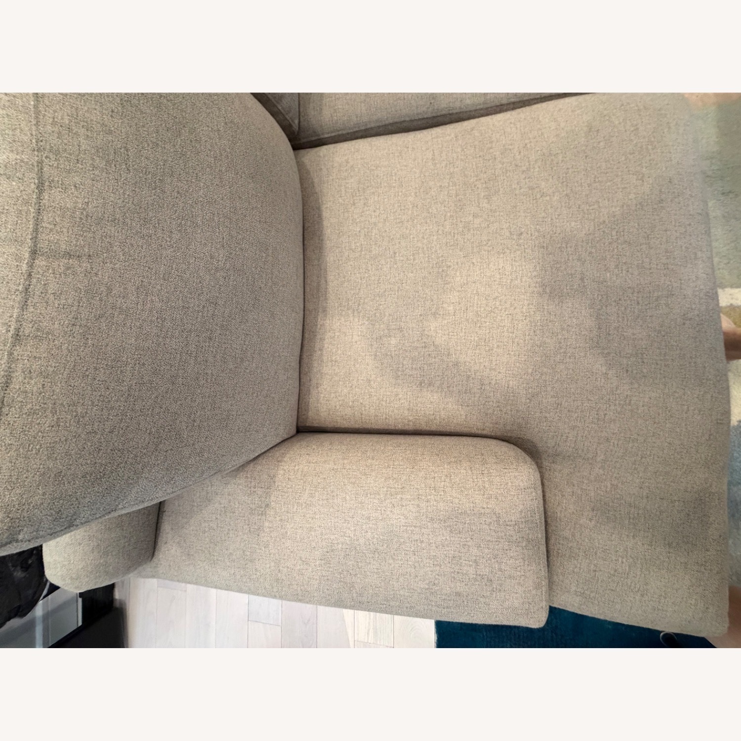 Mantle Furniture Burke Light Gray 3+ Seater Sofa - image-6