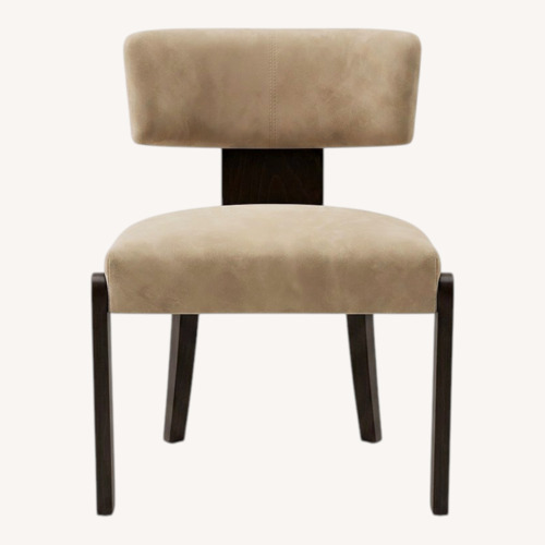 Used Lazzoni Henrico Natural Fabric Dining Chairs for sale on AptDeco