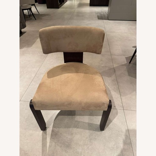 Used Lazzoni Henrico Natural Fabric Dining Chairs for sale on AptDeco