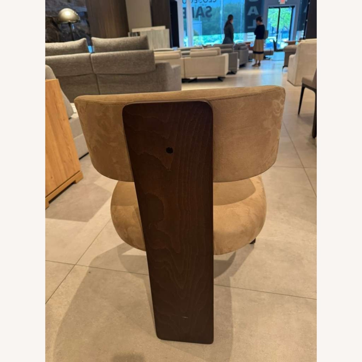 Lazzoni Henrico Natural Fabric Dining Chairs - image-4
