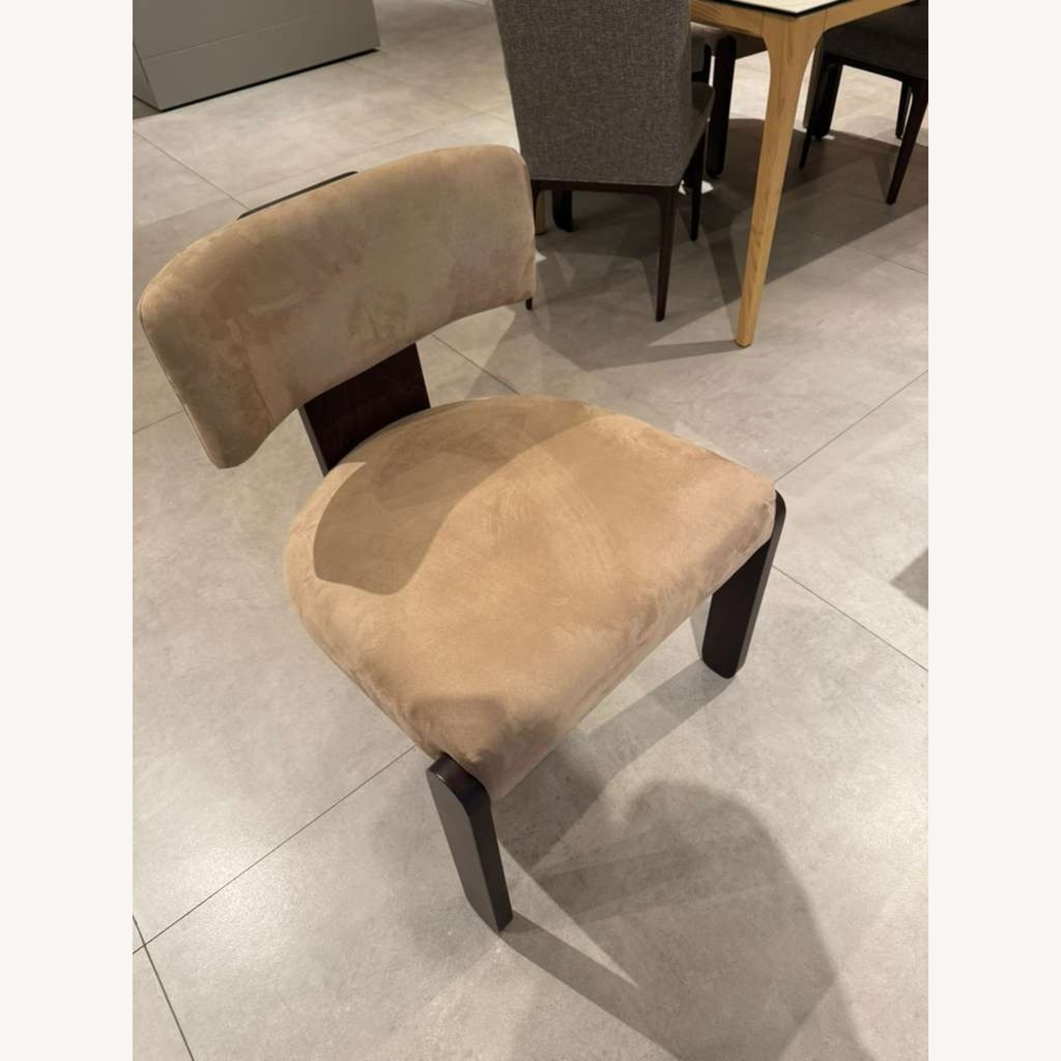Lazzoni Henrico Natural Fabric Dining Chairs - image-3