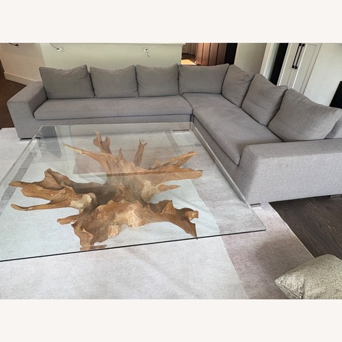 Used Roche Bobois 100x82 Sectional. Washable covers for sale on AptDeco