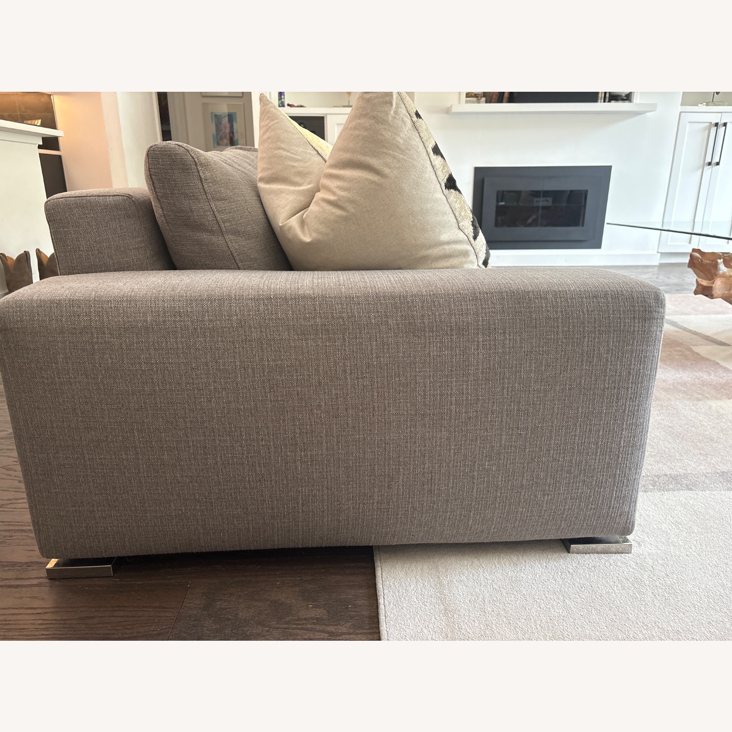 Roche Bobois 100x82 Sectional. Washable covers - image-3