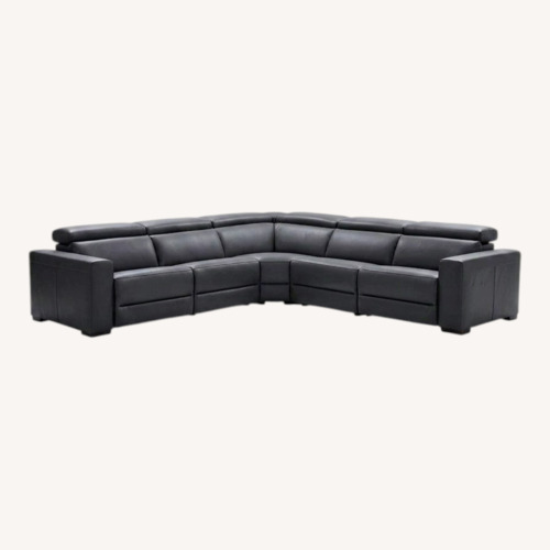 Used Macy's Nuevio Dark Gray Fabric 3+ Piece Sectional for sale on AptDeco
