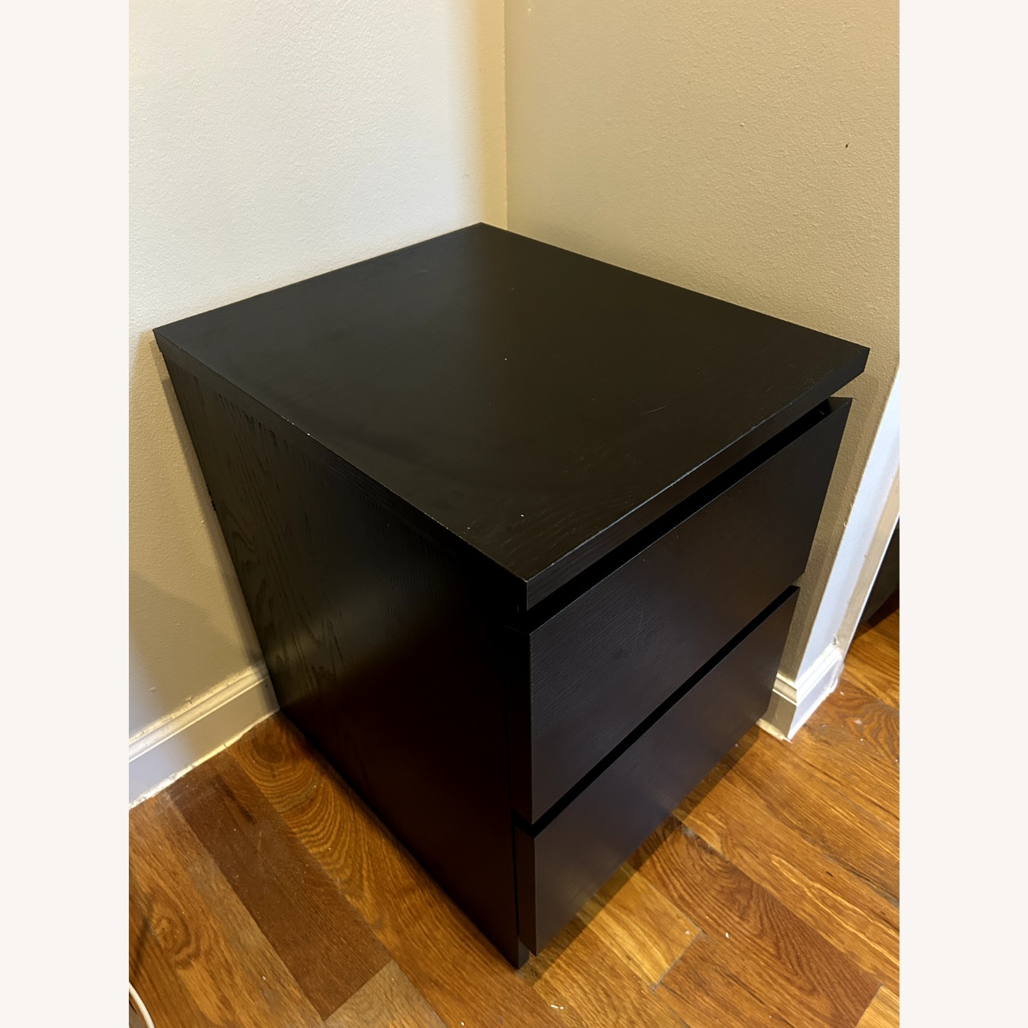 IKEA Storklinta Dark Brown Nightstand - image-3