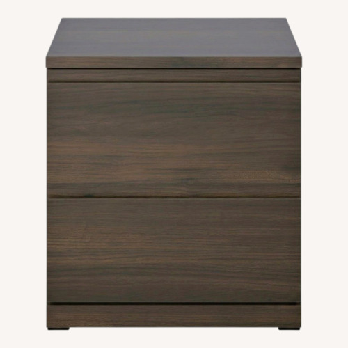 Used IKEA Storklinta Dark Brown Nightstand for sale on AptDeco