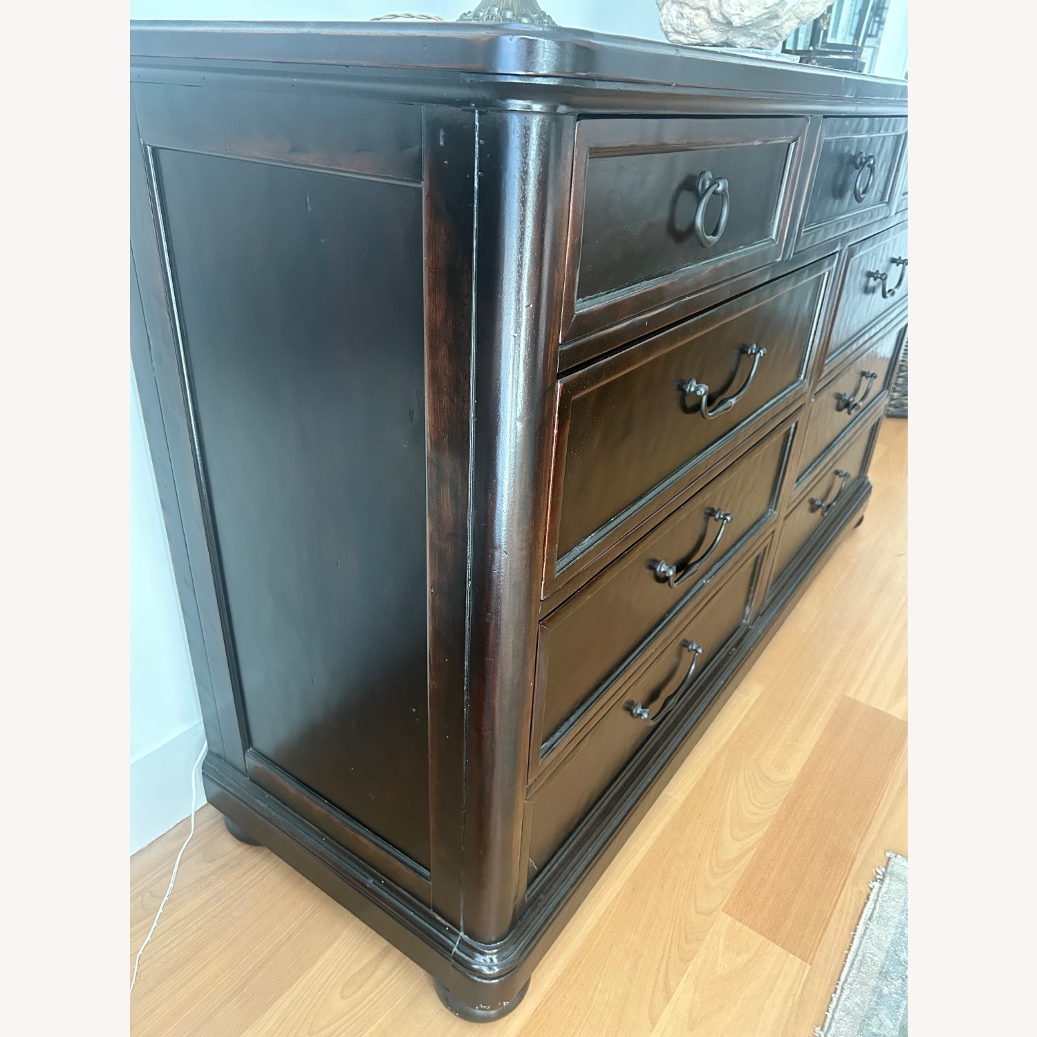 Bernhardt Furniture Dark Brown Wood Dresser - image-2