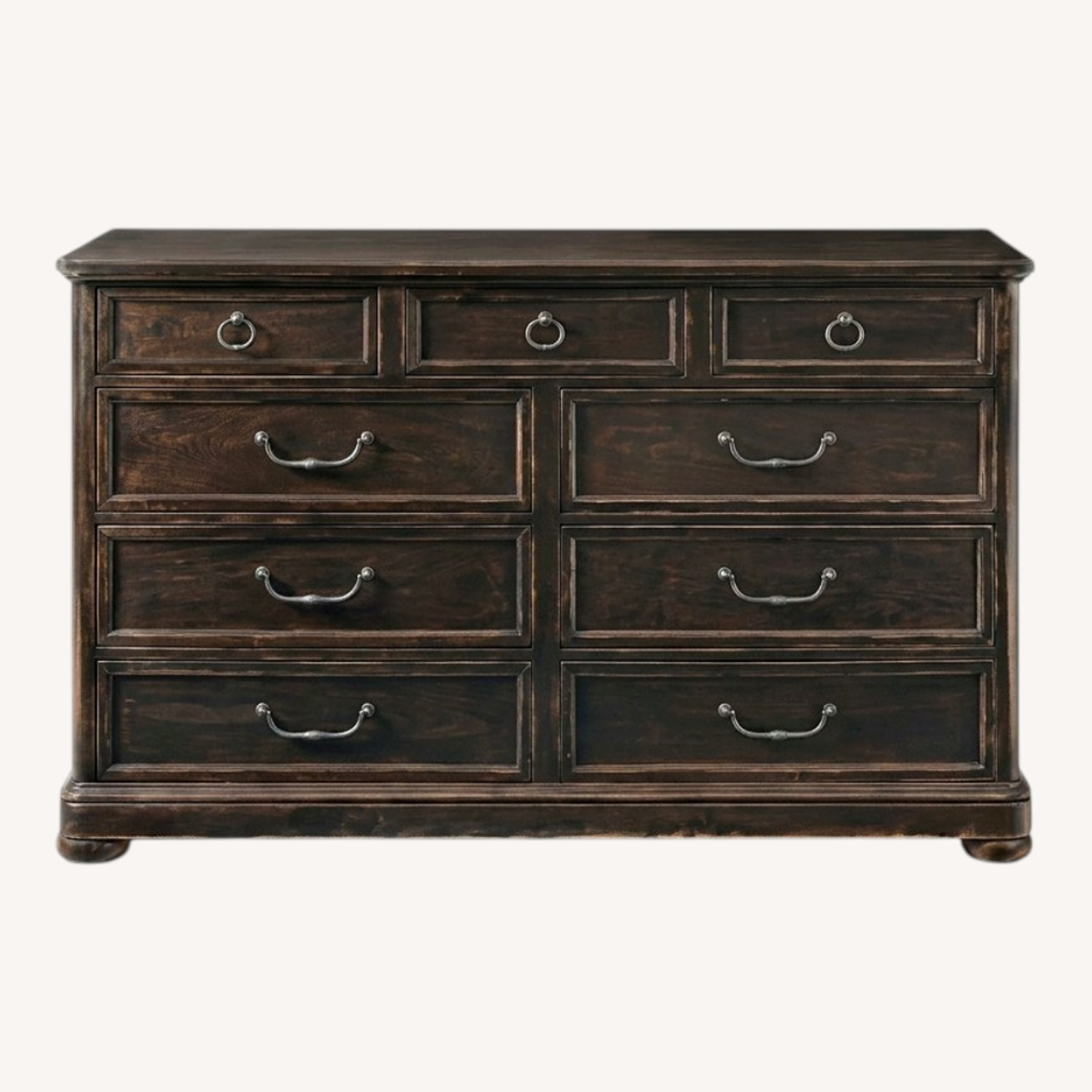 Bernhardt Furniture Dark Brown Wood Dresser - image-0