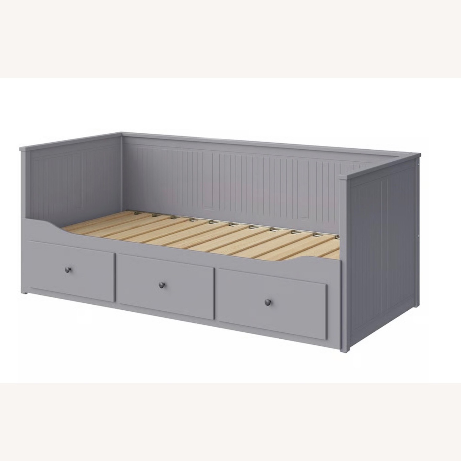 IKEA HEMNES Daybed Frame With 3 Drawers, Gray, Twin - image-3