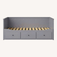 IKEA HEMNES Daybed Frame With 3 Drawers, Gray, Twin