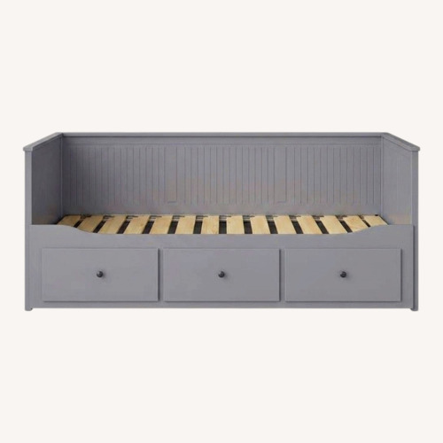 Used IKEA HEMNES Daybed Frame With 3 Drawers, Gray, Twin for sale on AptDeco