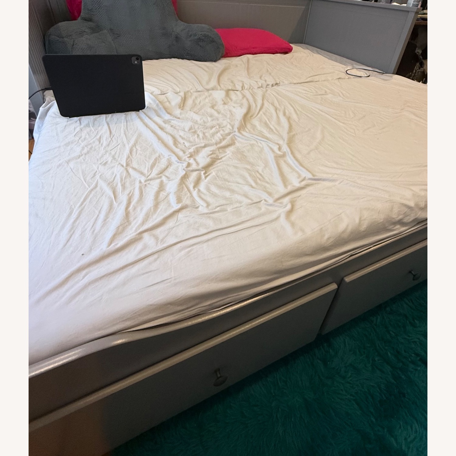 IKEA HEMNES Daybed Frame With 3 Drawers, Gray, Twin - image-4