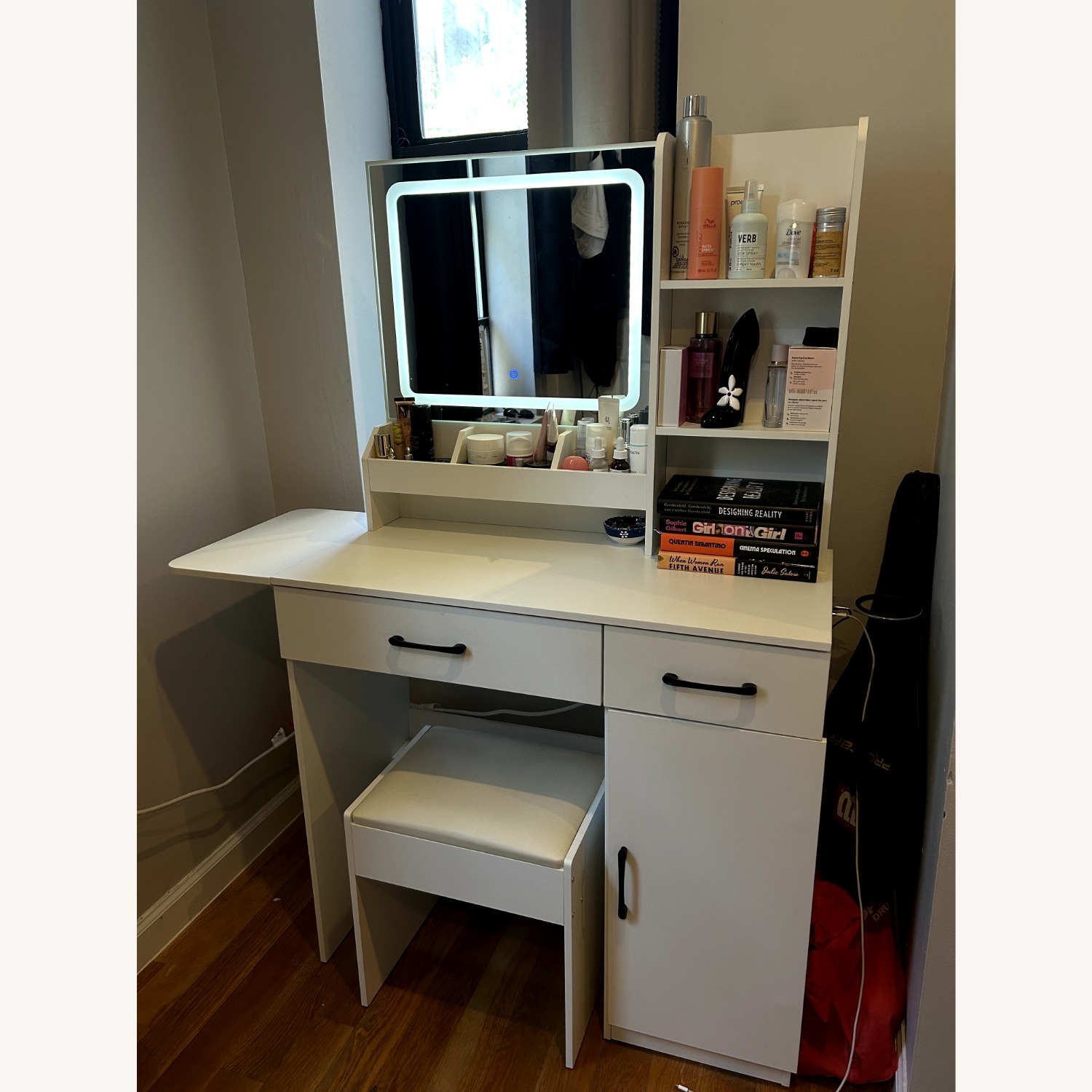 Amazon Dowinx White Armoire - image-1