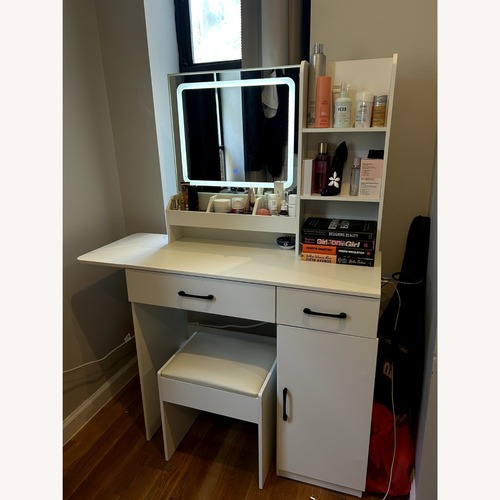 Used Amazon Dowinx White Armoire for sale on AptDeco