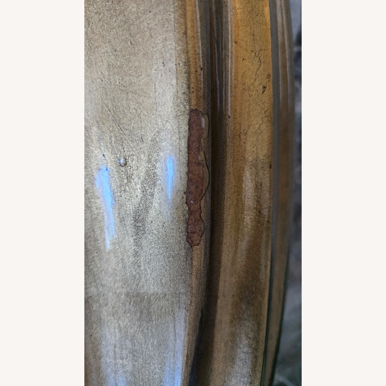 Gold Wood Wall Mirror - image-3