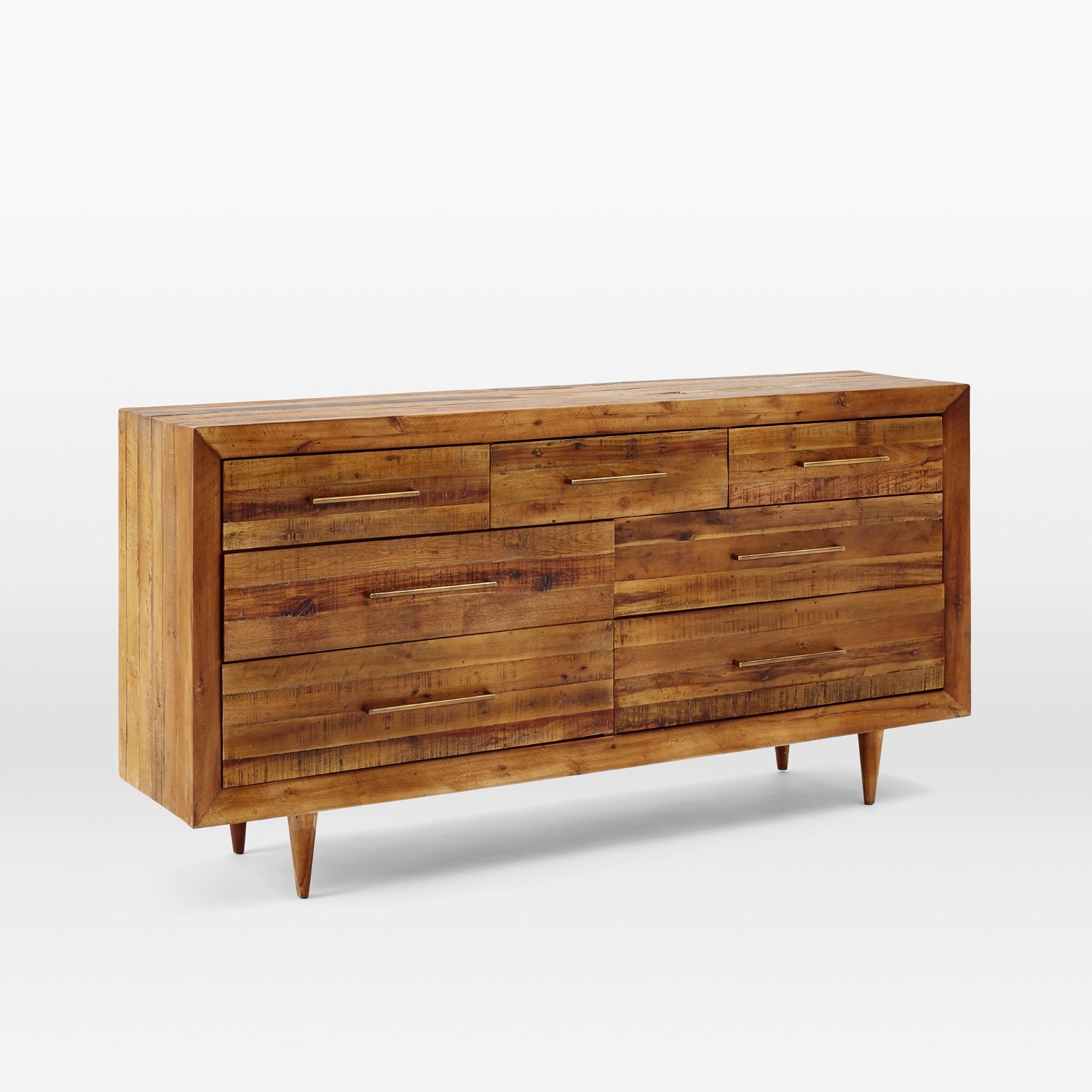 West Elm Alexa Reclaimed Wood 7-Drawer Dresser (70") - image-4