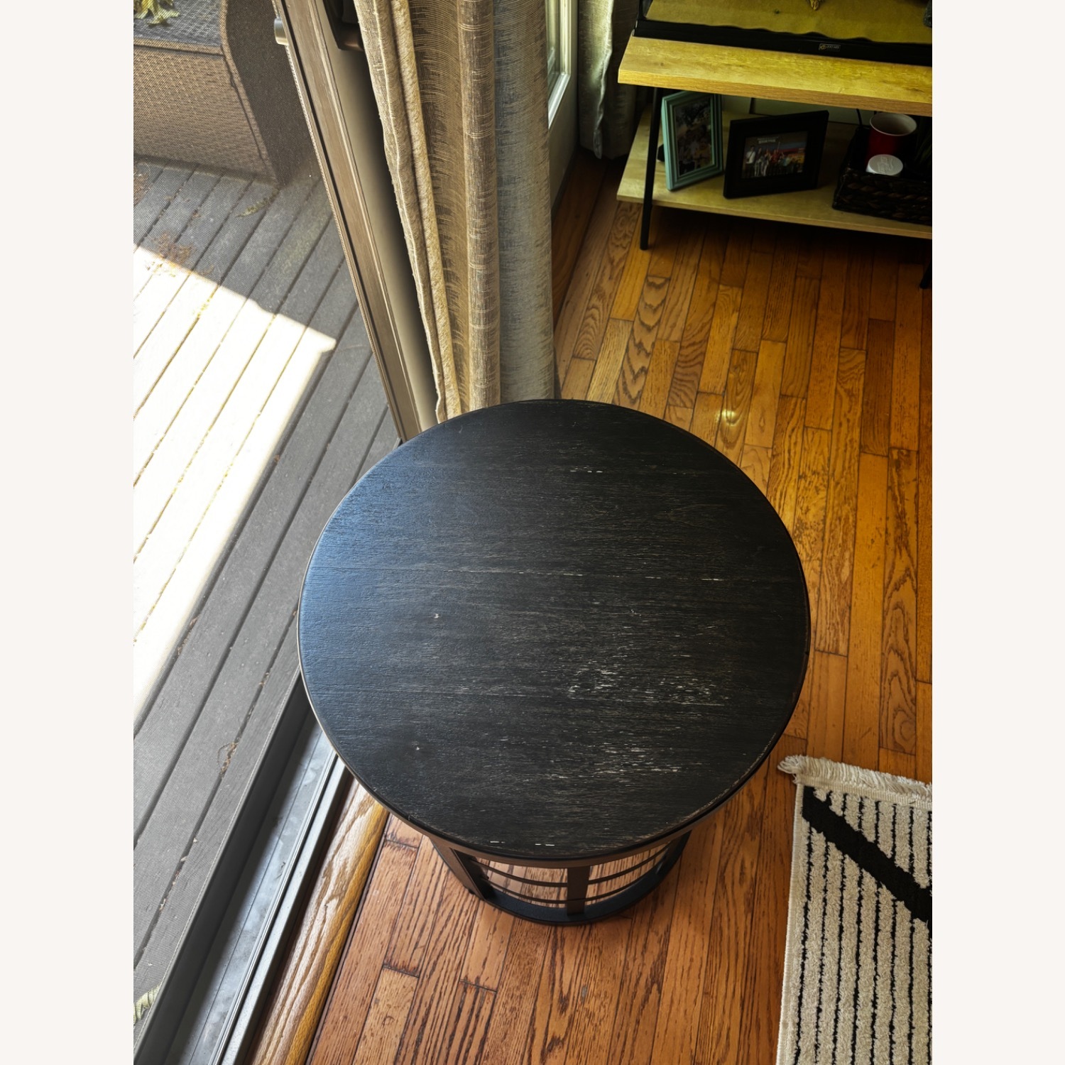 Wayfair Dark Brown Metal Side Table - image-2