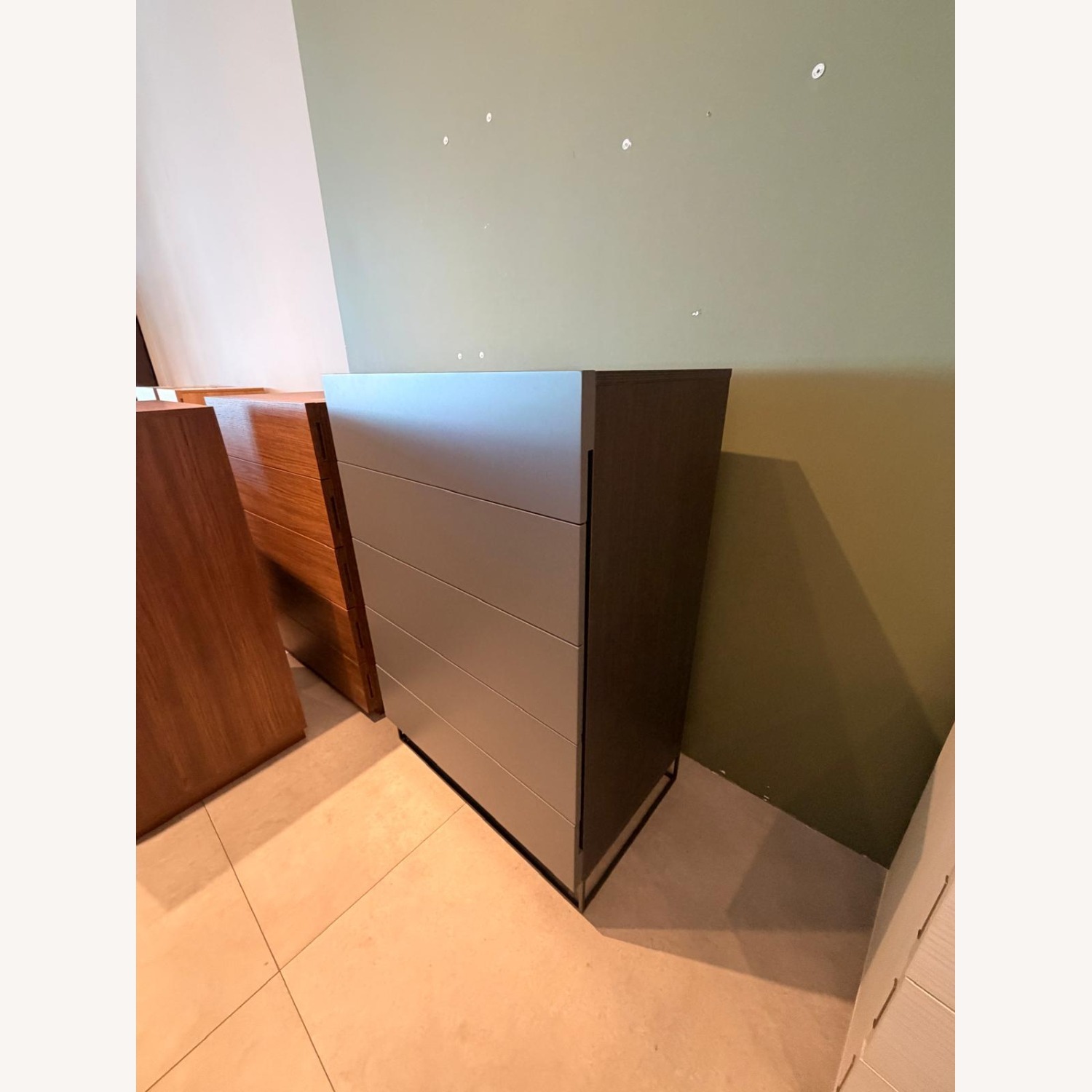 Lazzoni Dark Brown Wood Dresser - image-1