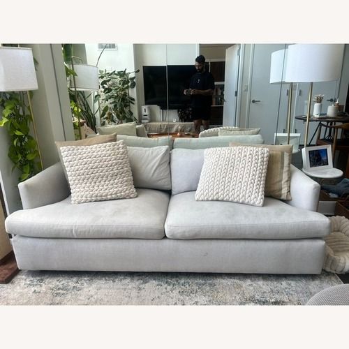 Used West Elm Haven Queen Sleeper Sofa – Performance Linen for sale on AptDeco