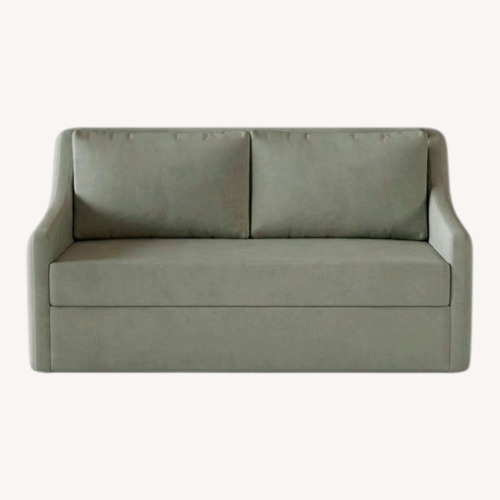 Used Lazzoni Dante Light Brown Fabric Sleeper Sofa for sale on AptDeco