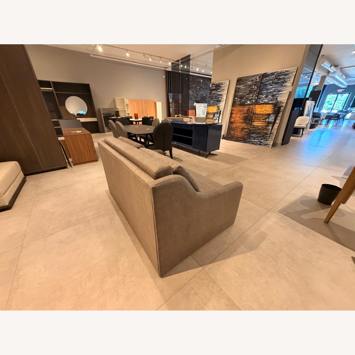 Lazzoni Dante Light Brown Fabric Sleeper Sofa - image-5