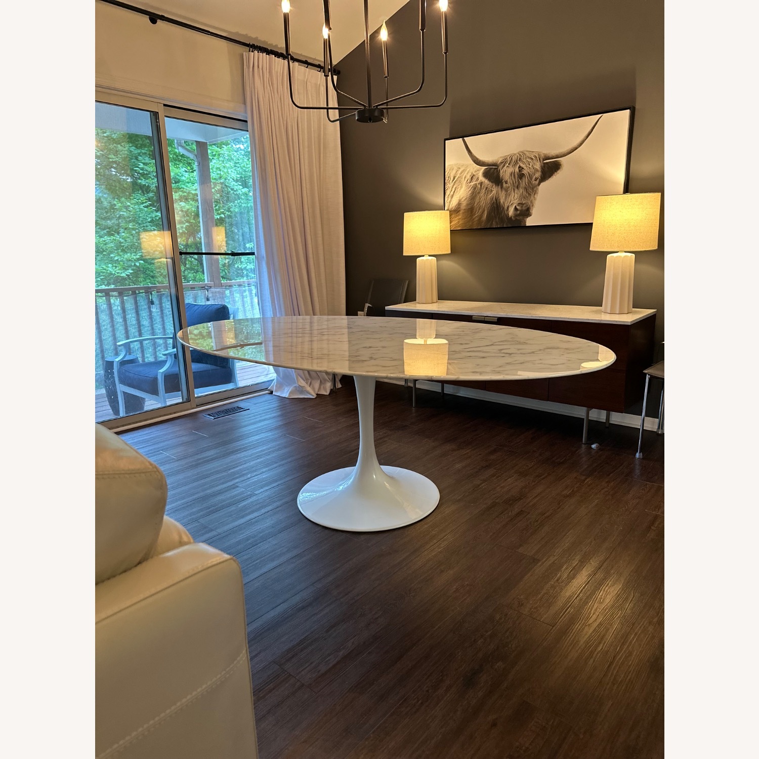 Modway Lippa White Dining Table - image-2