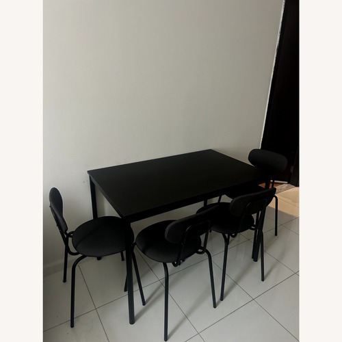Used IKEA Sandsberg Black Dining Sets for sale on AptDeco
