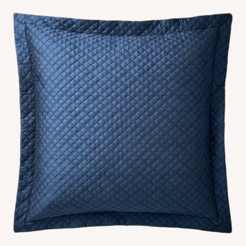 Used Ralph Lauren Sateen Argyle European Sham Pillow for sale on AptDeco