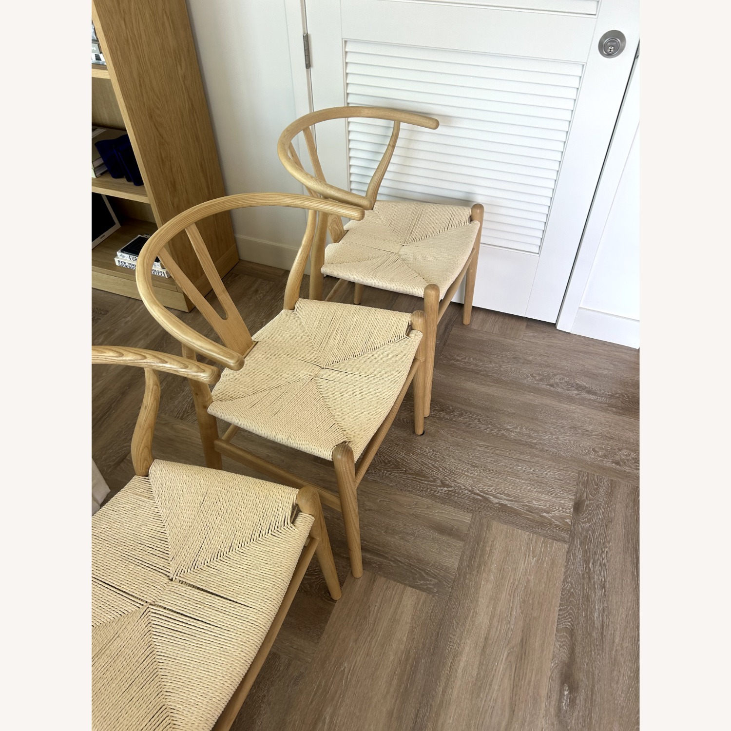 Natural Wood Dining Chairs - image-4