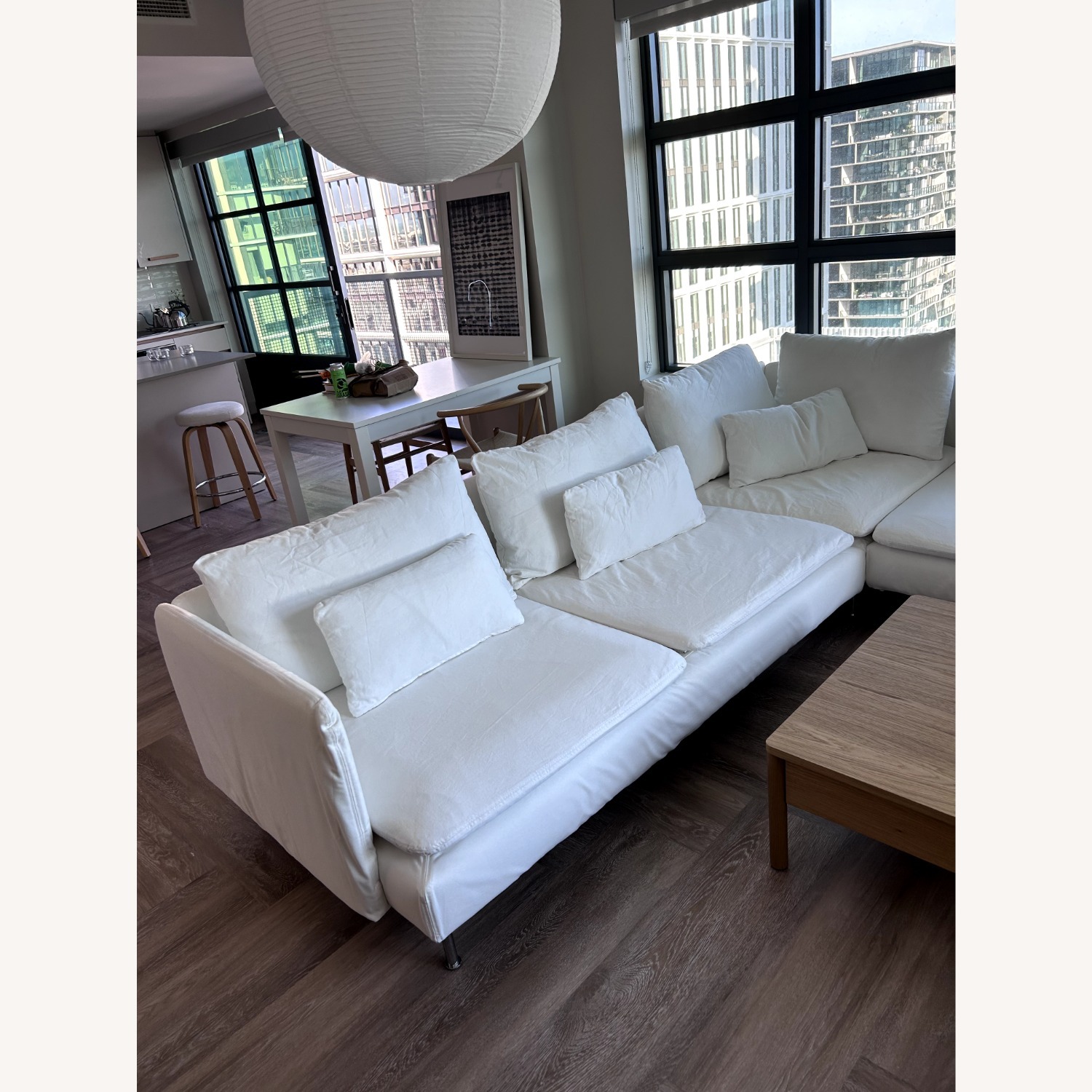 IKEA Söderhamn White 3+ Piece Sectional - image-3
