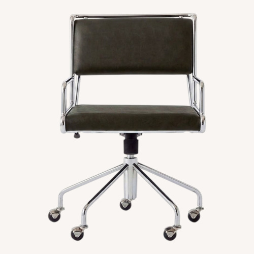 Used CB2 Court Office Chair Black for sale on AptDeco