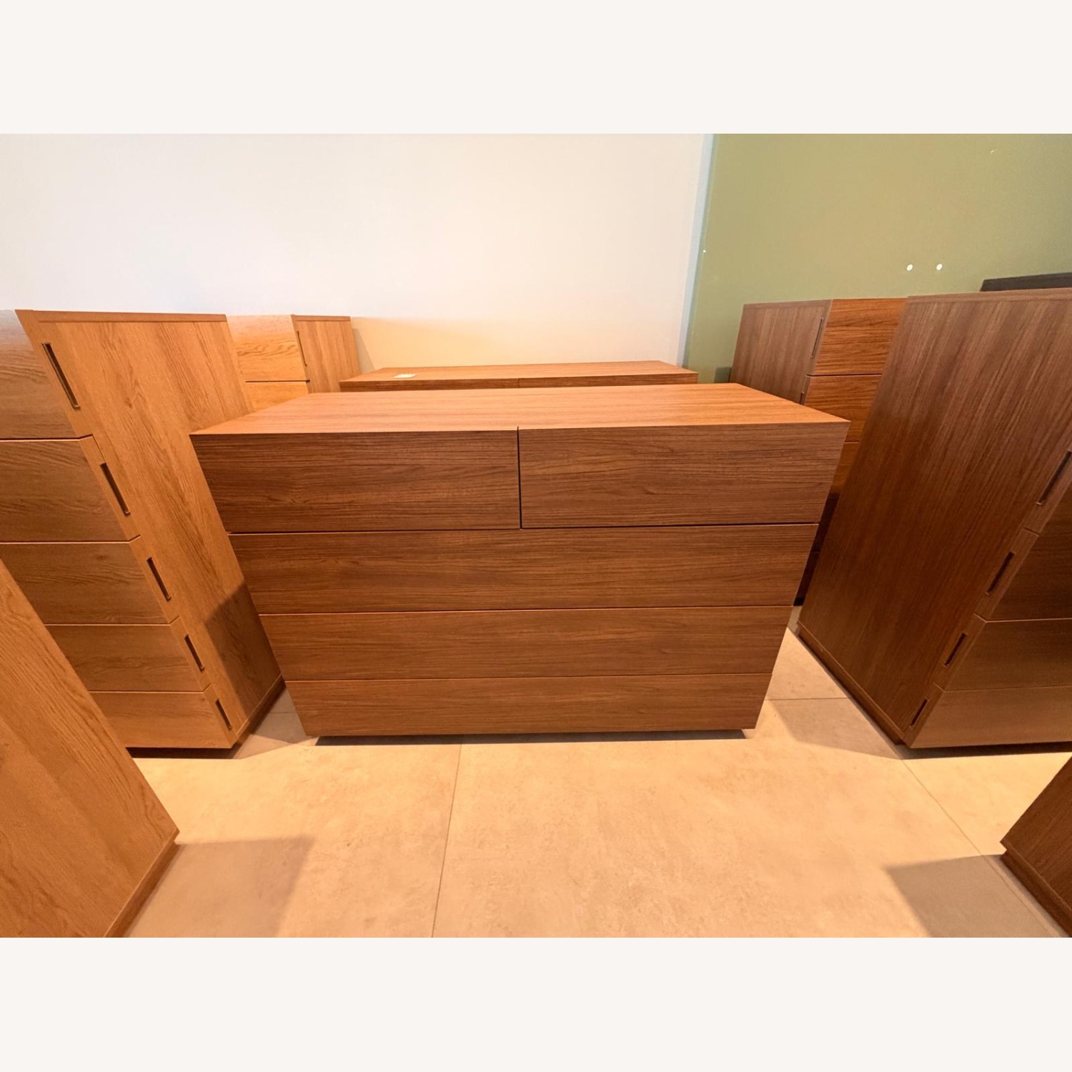 Lazzoni Light Brown Wood Dresser - image-4