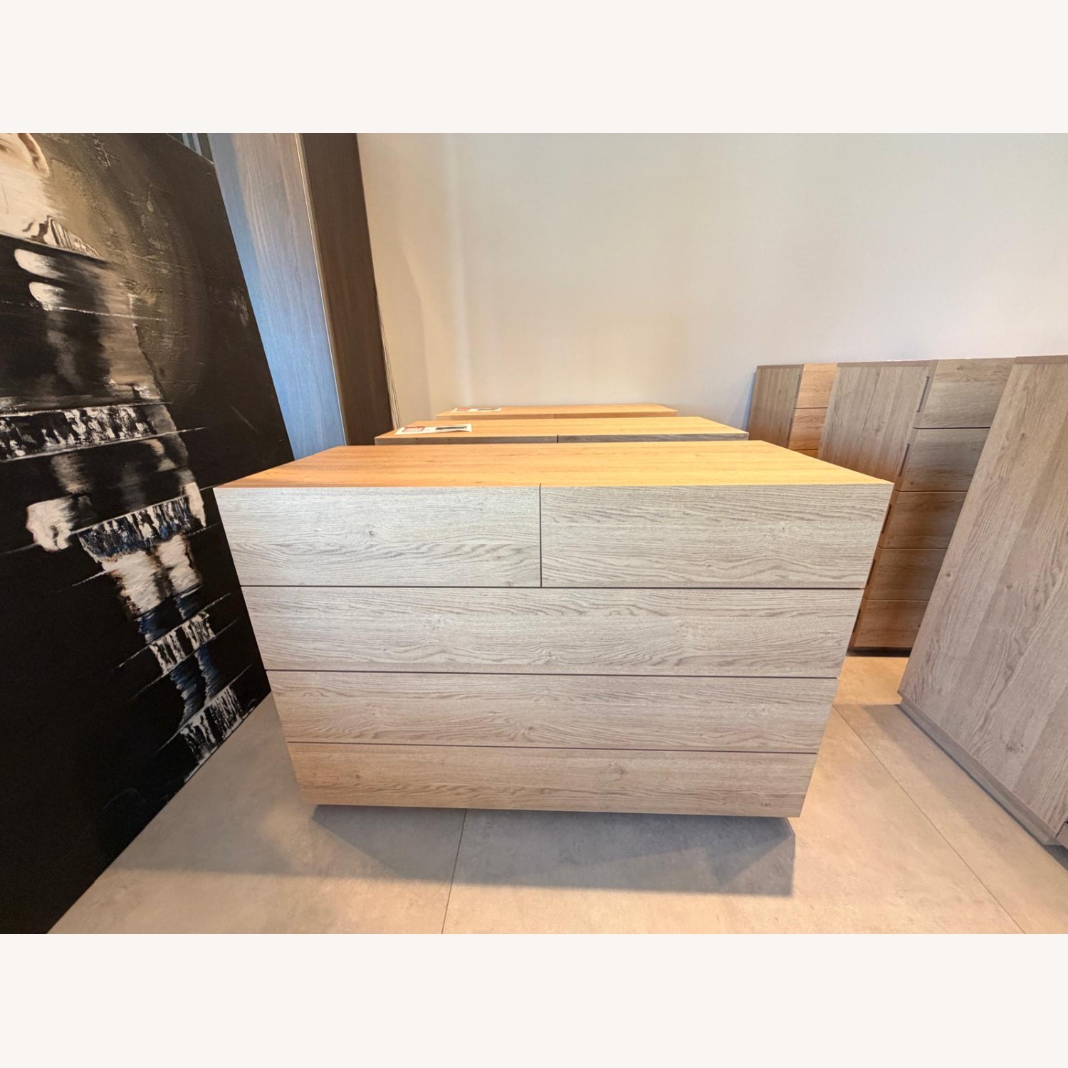 Lazzoni Light Brown Wood Dresser - image-2