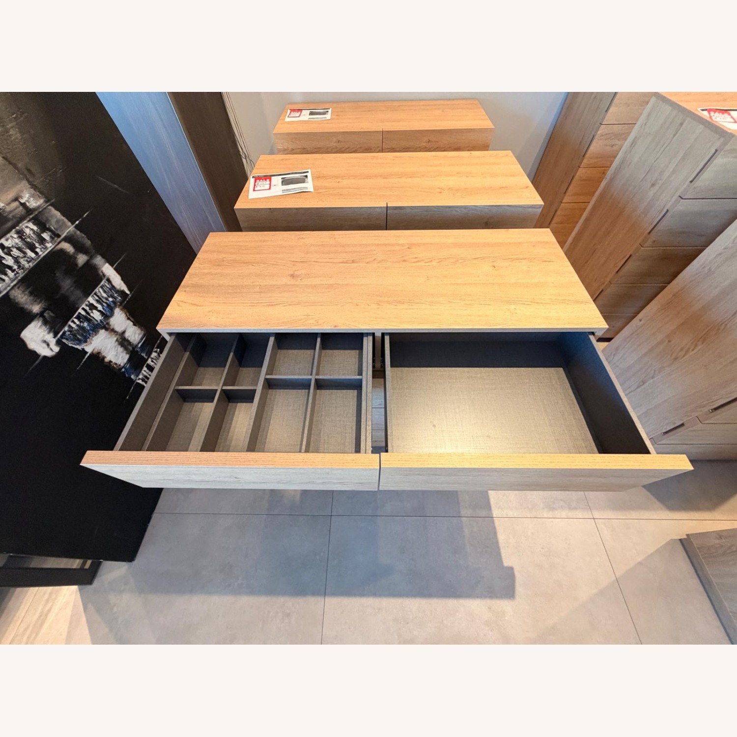 Lazzoni Light Brown Wood Dresser - image-3