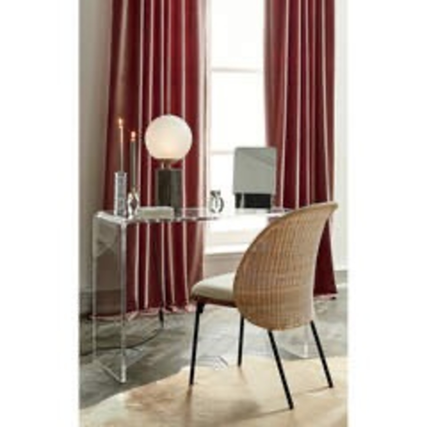 CB2 Peekaboo 56" Acrylic Console Table - image-3