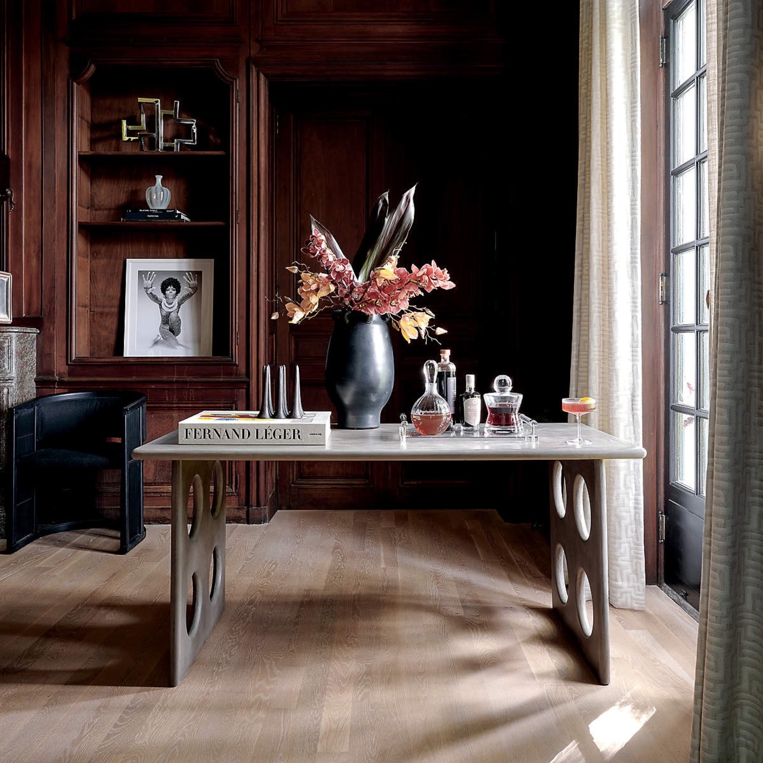 CB2 Otto Grey Concrete Desk - image-2