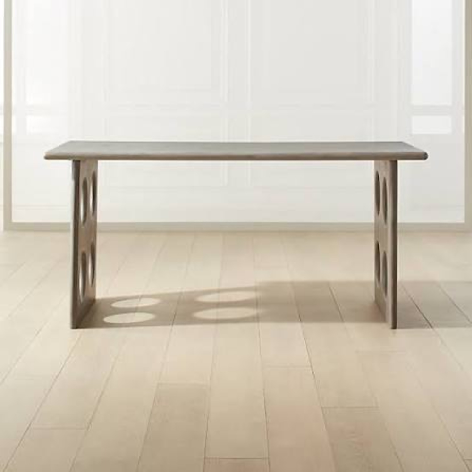 CB2 Otto Grey Concrete Desk - image-3