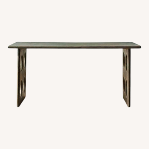 Used CB2 Otto Grey Concrete Desk for sale on AptDeco