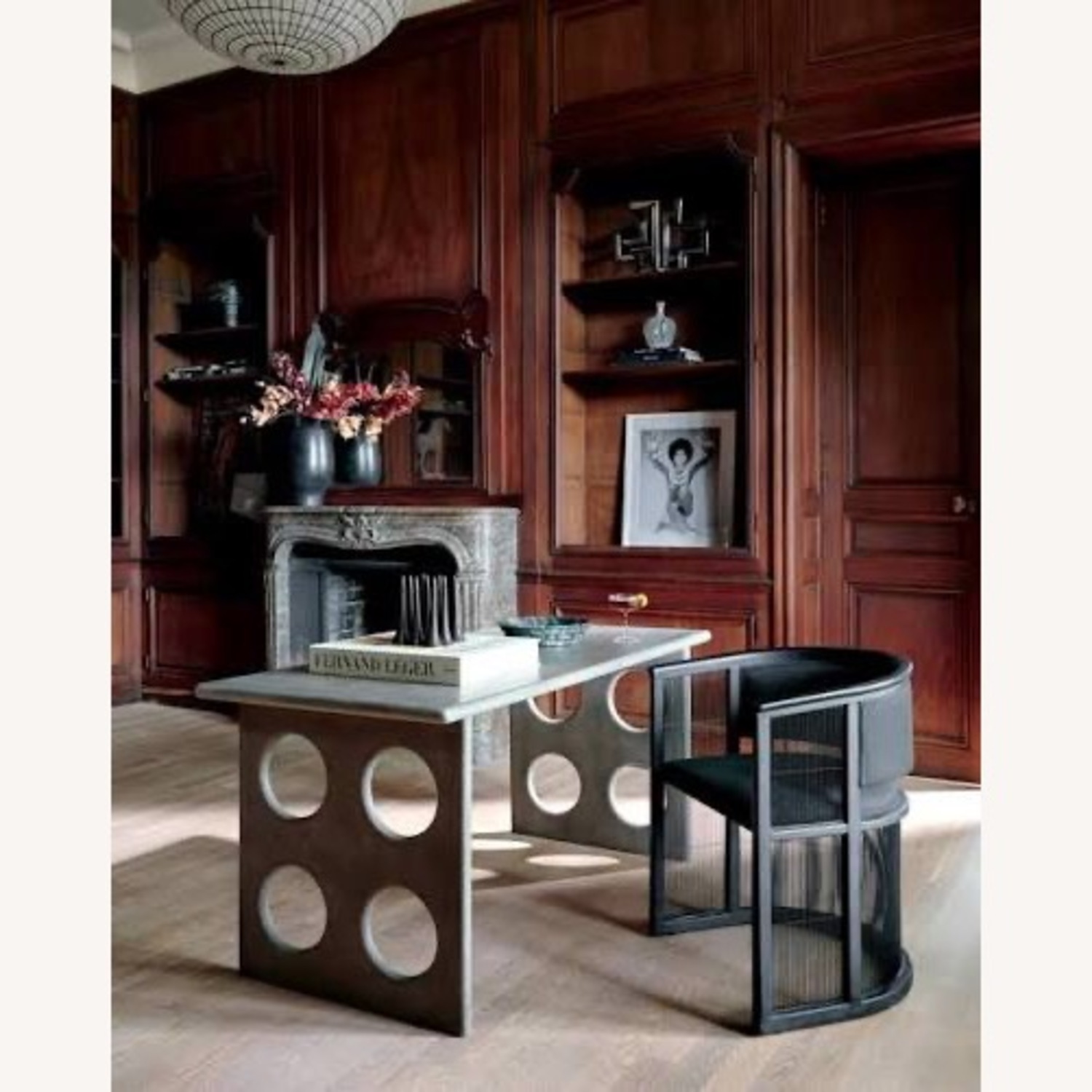 CB2 Otto Grey Concrete Desk - image-4